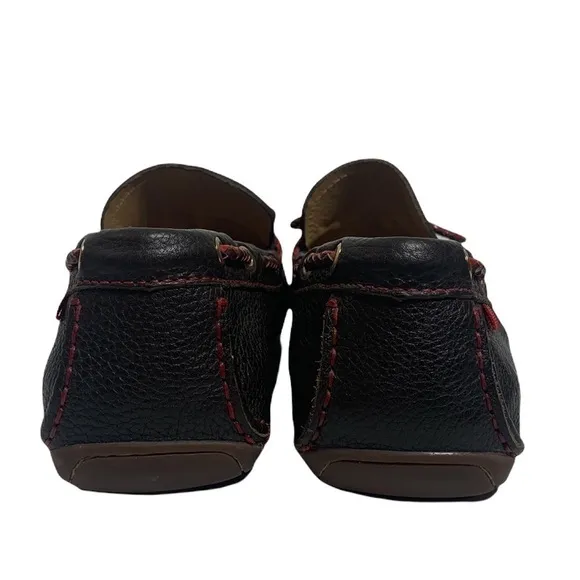 - NWOB Marc Joseph Brown Red Cypress Hill Braided Leather Driving Moc