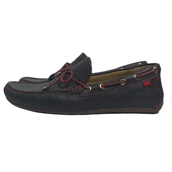 - NWOB Marc Joseph Brown Red Cypress Hill Braided Leather Driving Moc