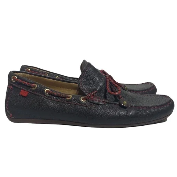 - NWOB Marc Joseph Brown Red Cypress Hill Braided Leather Driving Moc