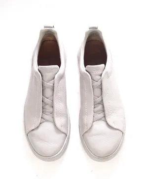 $1,150 ERMENEGILDO ZEGNA - COUTURE "Triple Stitch" Deerskin Sneakers - 11 US (44 EU)