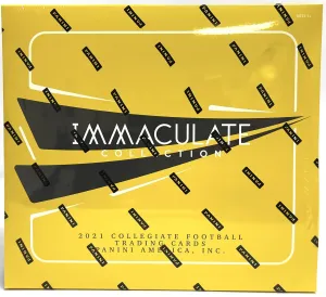 2021 Panini Immaculate Collegiate Football Hobby Box