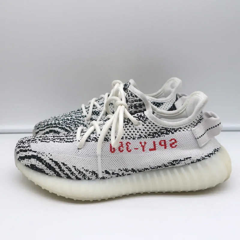 Adidas Yeezy Boost 350 V2 Zebra Sneakers White Size 6.5 CP9654
