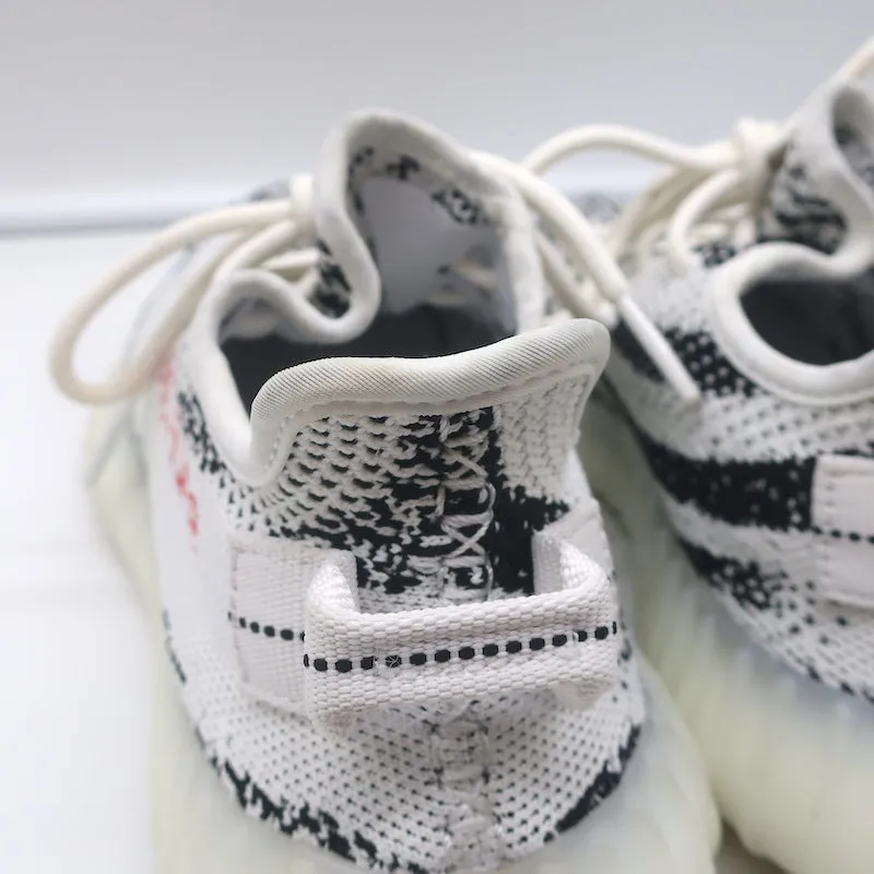 Adidas Yeezy Boost 350 V2 Zebra Sneakers White Size 6.5 CP9654