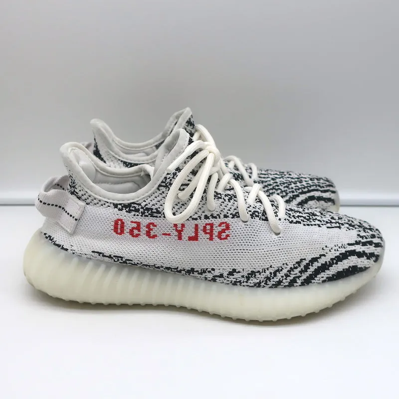 Adidas Yeezy Boost 350 V2 Zebra Sneakers White Size 6.5 CP9654