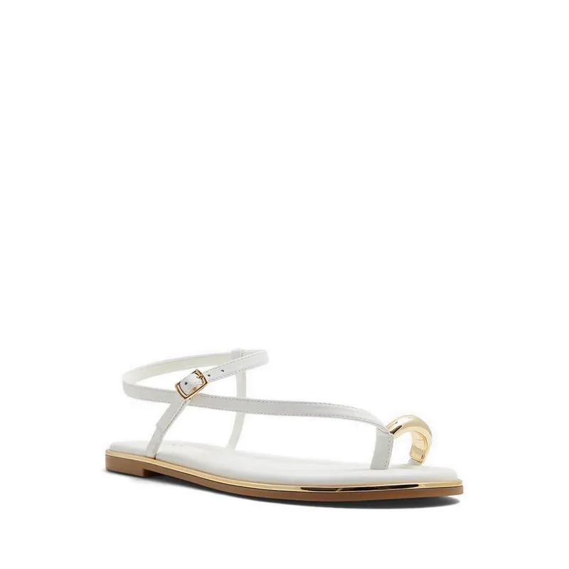 Aldo Jomali Women Flat Sandals - White