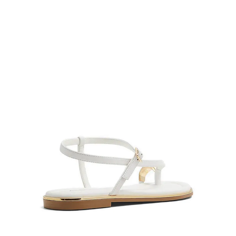 Aldo Jomali Women Flat Sandals - White