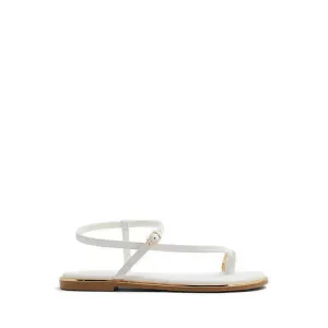 Aldo Jomali Women Flat Sandals - White