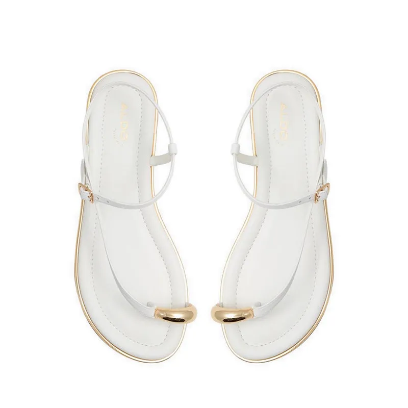 Aldo Jomali Women Flat Sandals - White