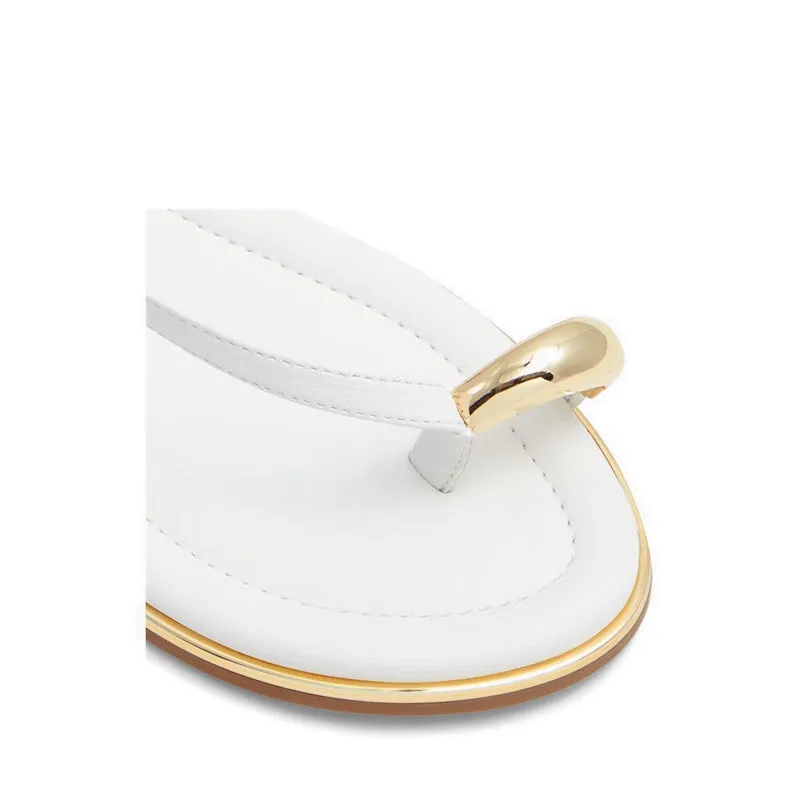 Aldo Jomali Women Flat Sandals - White