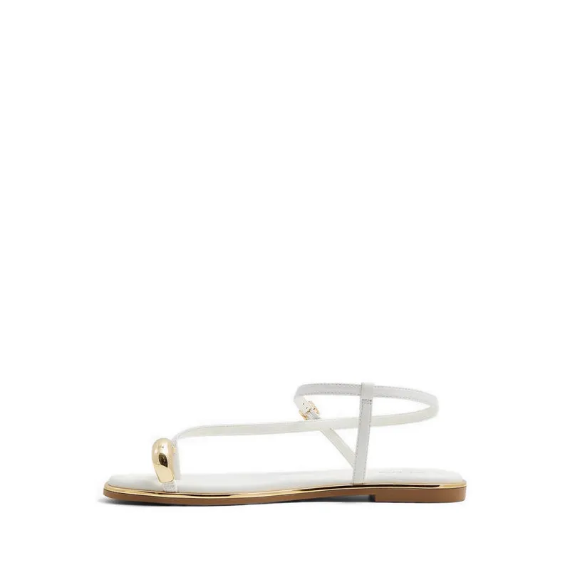 Aldo Jomali Women Flat Sandals - White