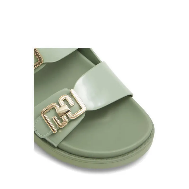Alessie Flat Sandals - Green