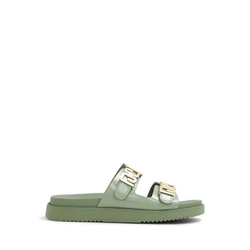 Alessie Flat Sandals - Green