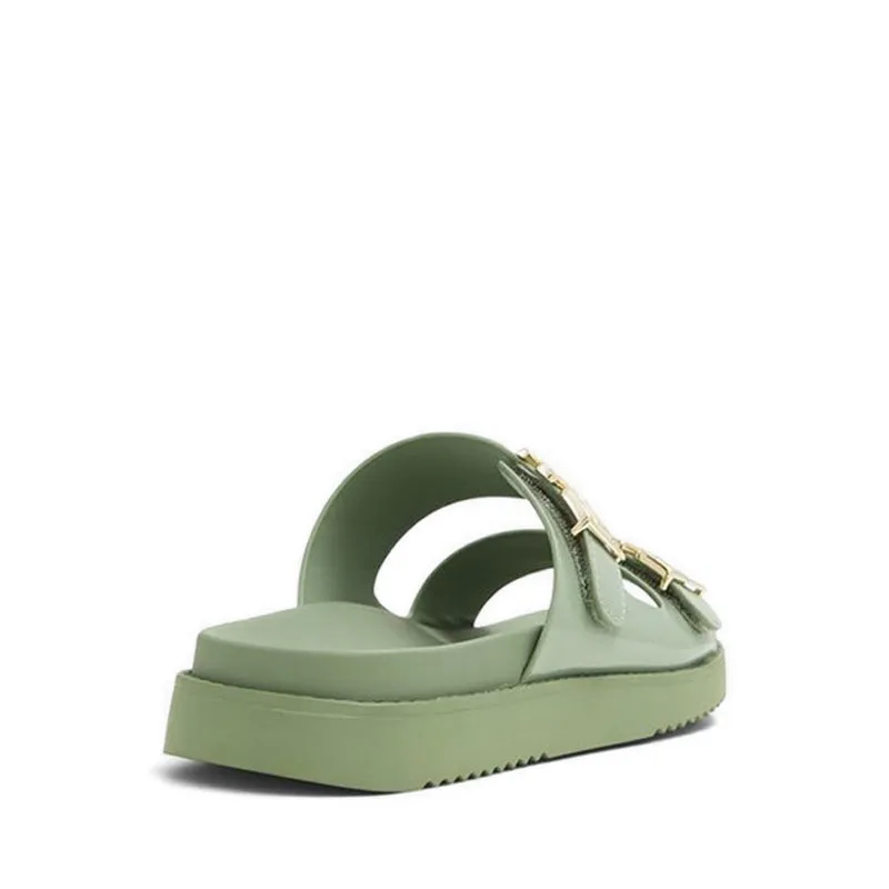 Alessie Flat Sandals - Green