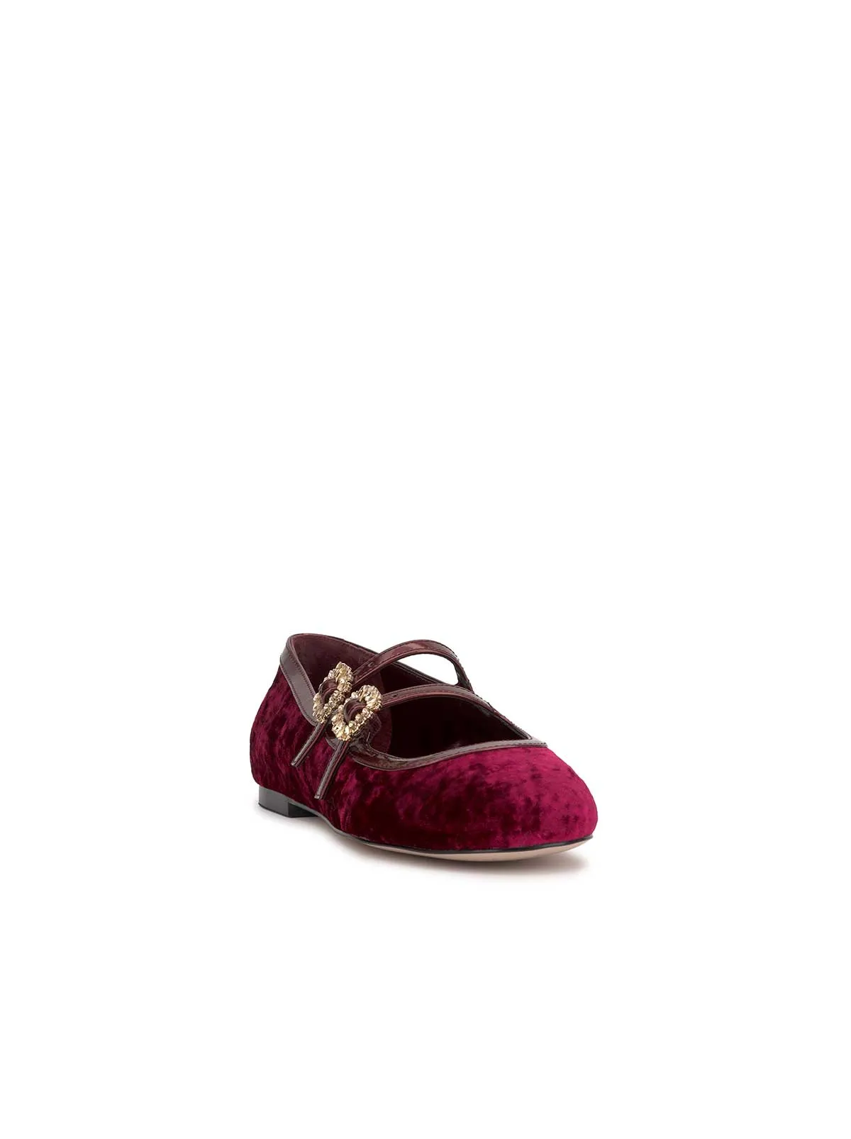 Allista Buckle Ballet Flat in Oxblood