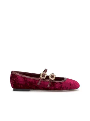 Allista Buckle Ballet Flat in Oxblood