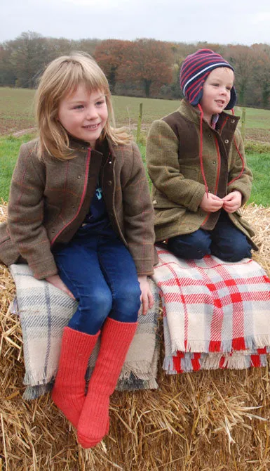 Alpaca Ribbed Socks For Children