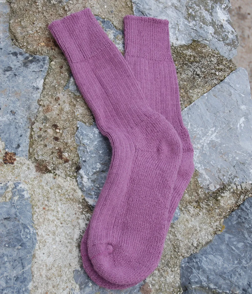 Alpaca Ribbed Socks For Children