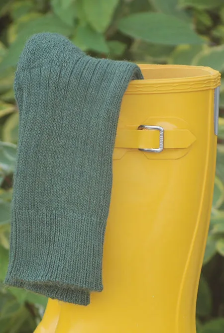 Alpaca Ribbed Socks For Children