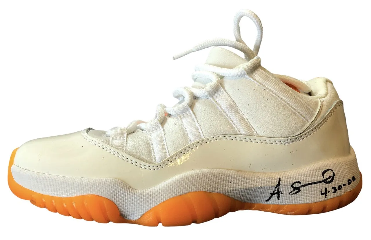 Amanda Serrano Signed autographed fight vs Taylor worn Sneakers left only.