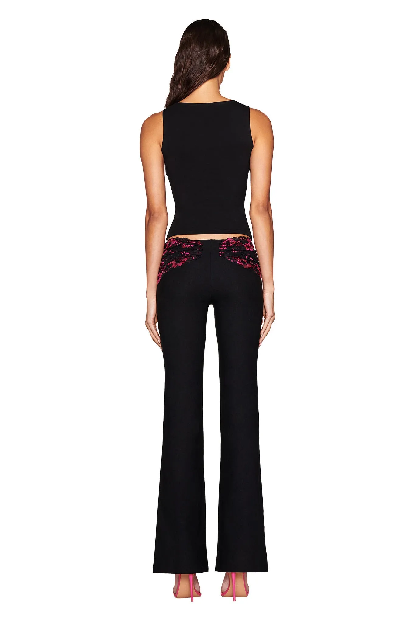 ANGELINA PANT - BLACK : LACE
