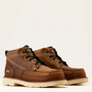 Ariat Men's Rebar Lift 5.5" Comp Toe Chukka Work Boot- Brown- 10050837
