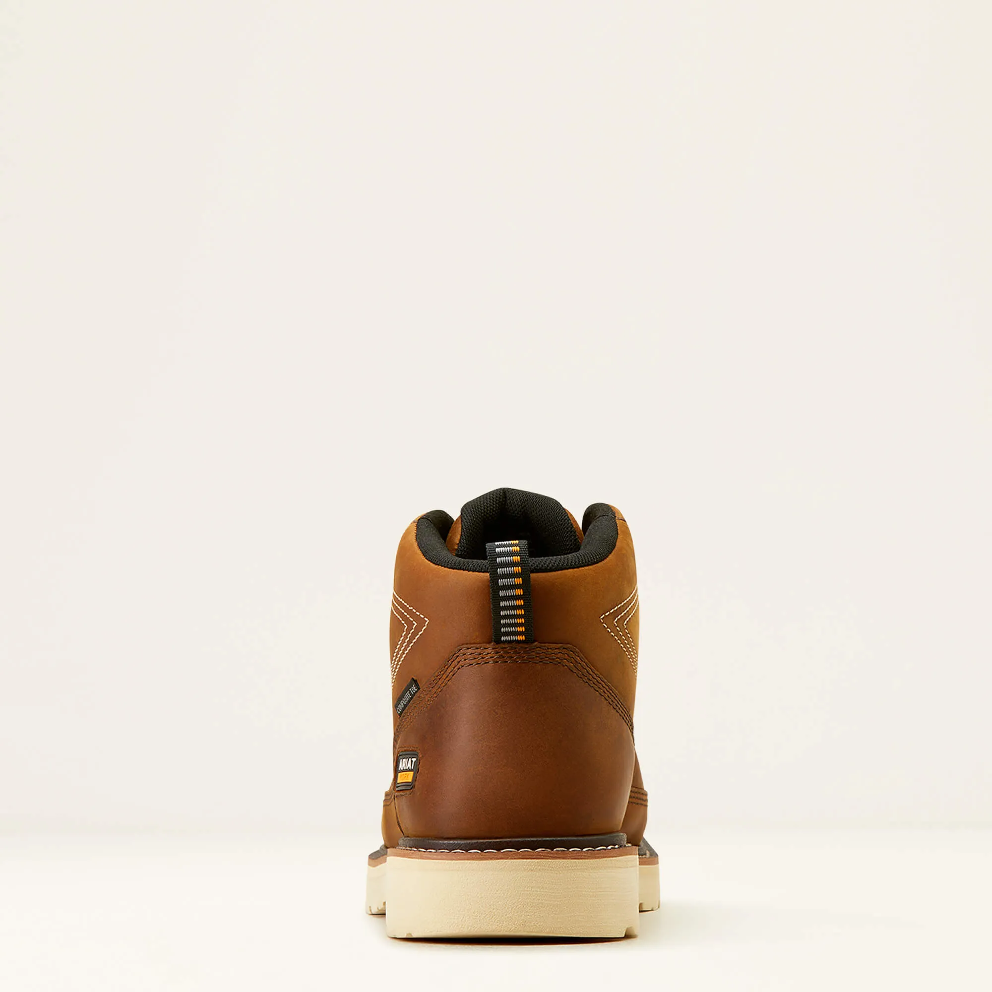 Ariat Men's Rebar Lift 5.5" Comp Toe Chukka Work Boot- Brown- 10050837