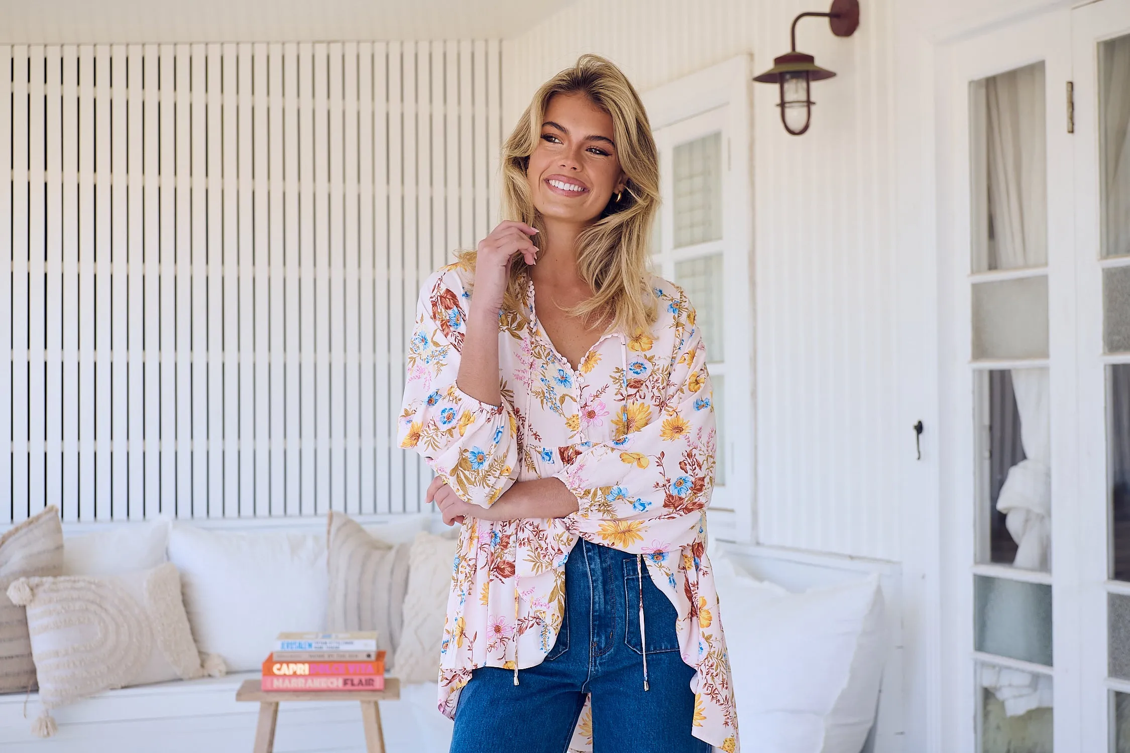 Bambalina Print Chloe Top