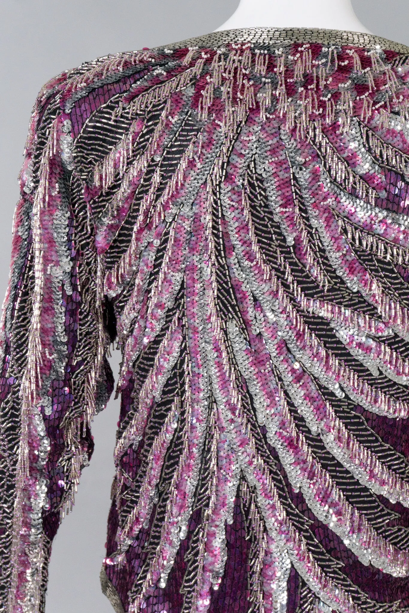 Beaded Pink Flamingo Top