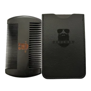 Beard Comb & Leather Case