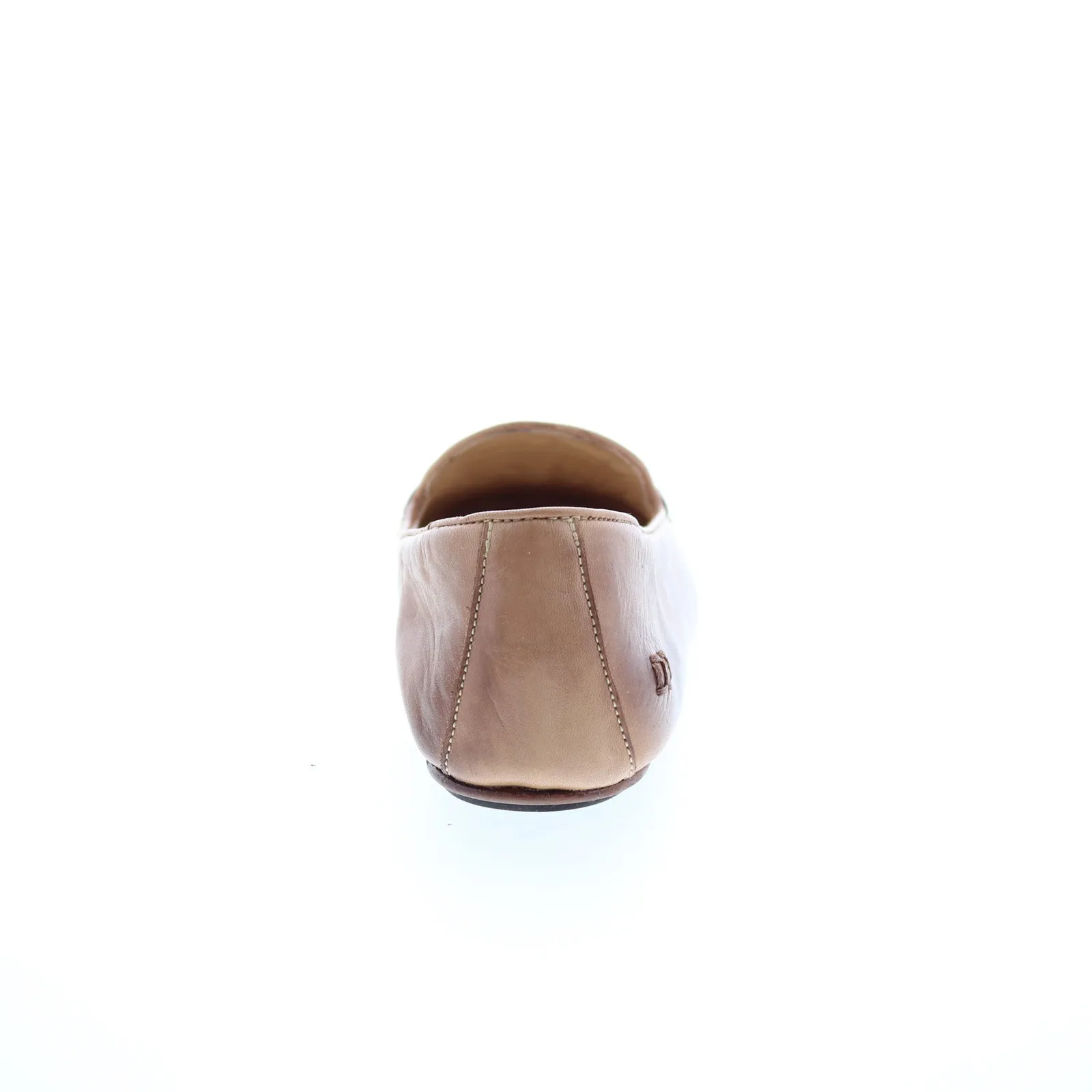 Bed Stu Leighton F301611 Womens Brown Leather Slip On Ballet Flats Shoes