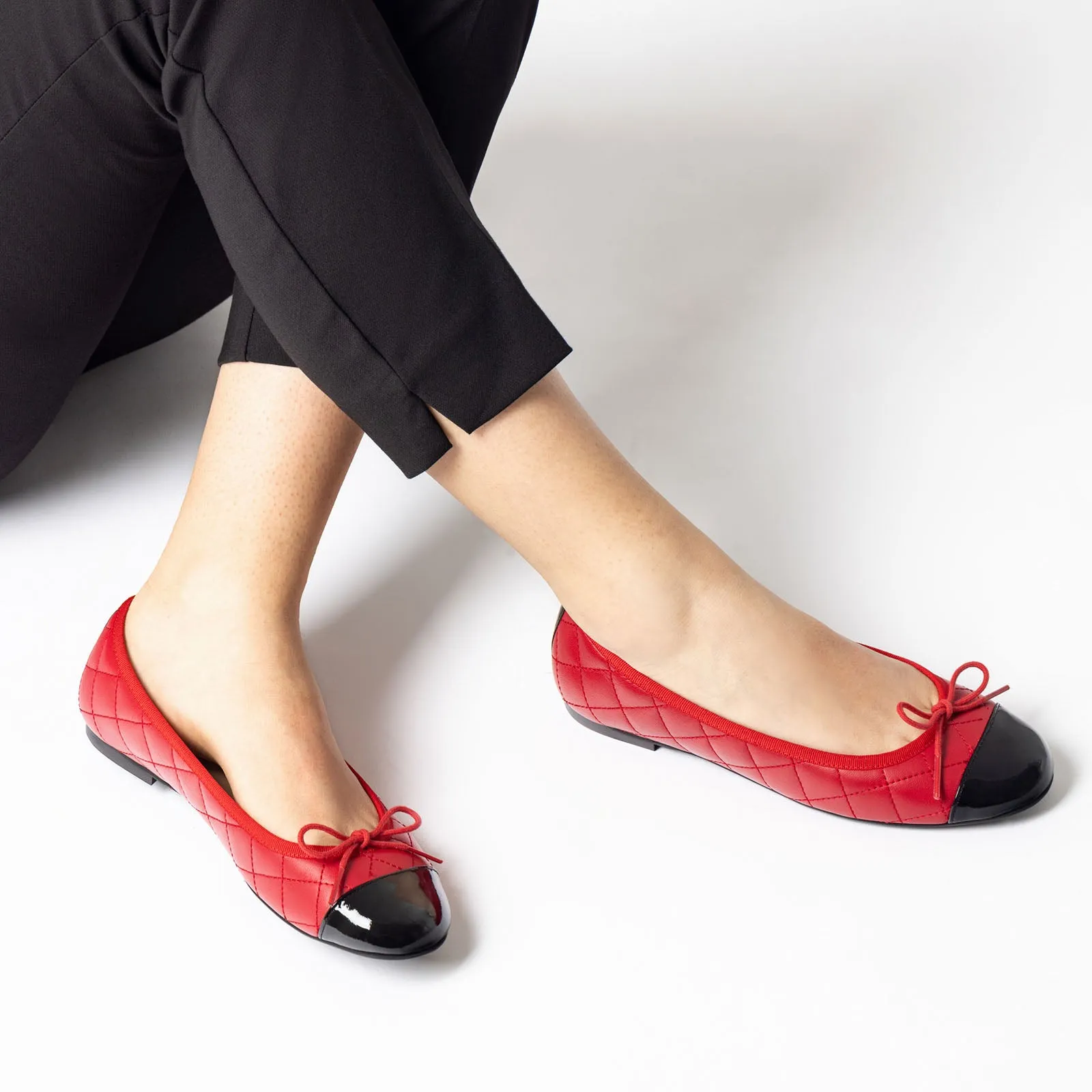 Belle Quilted Ballet Flat