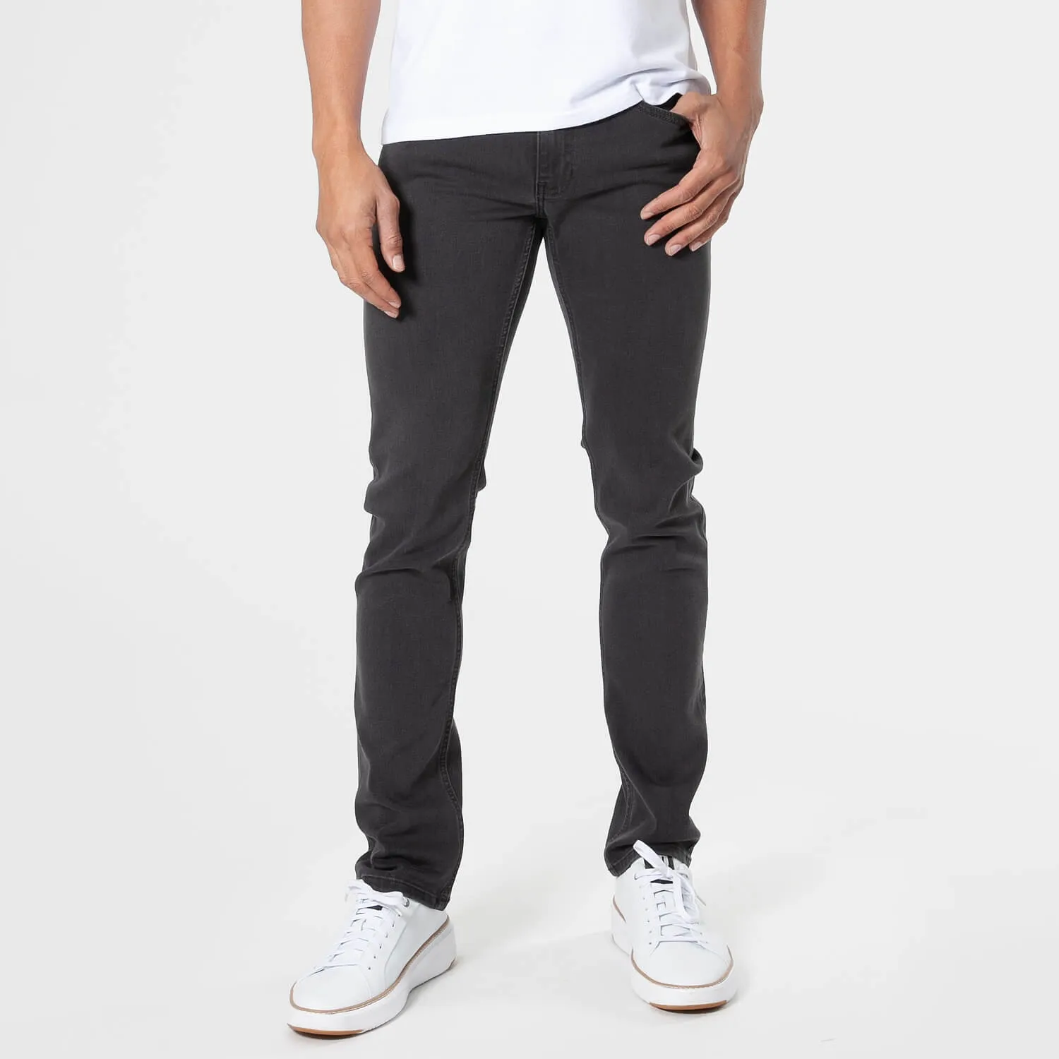 Black & Gray Wash Slim Comfort Stretch Jeans 2-Pack
