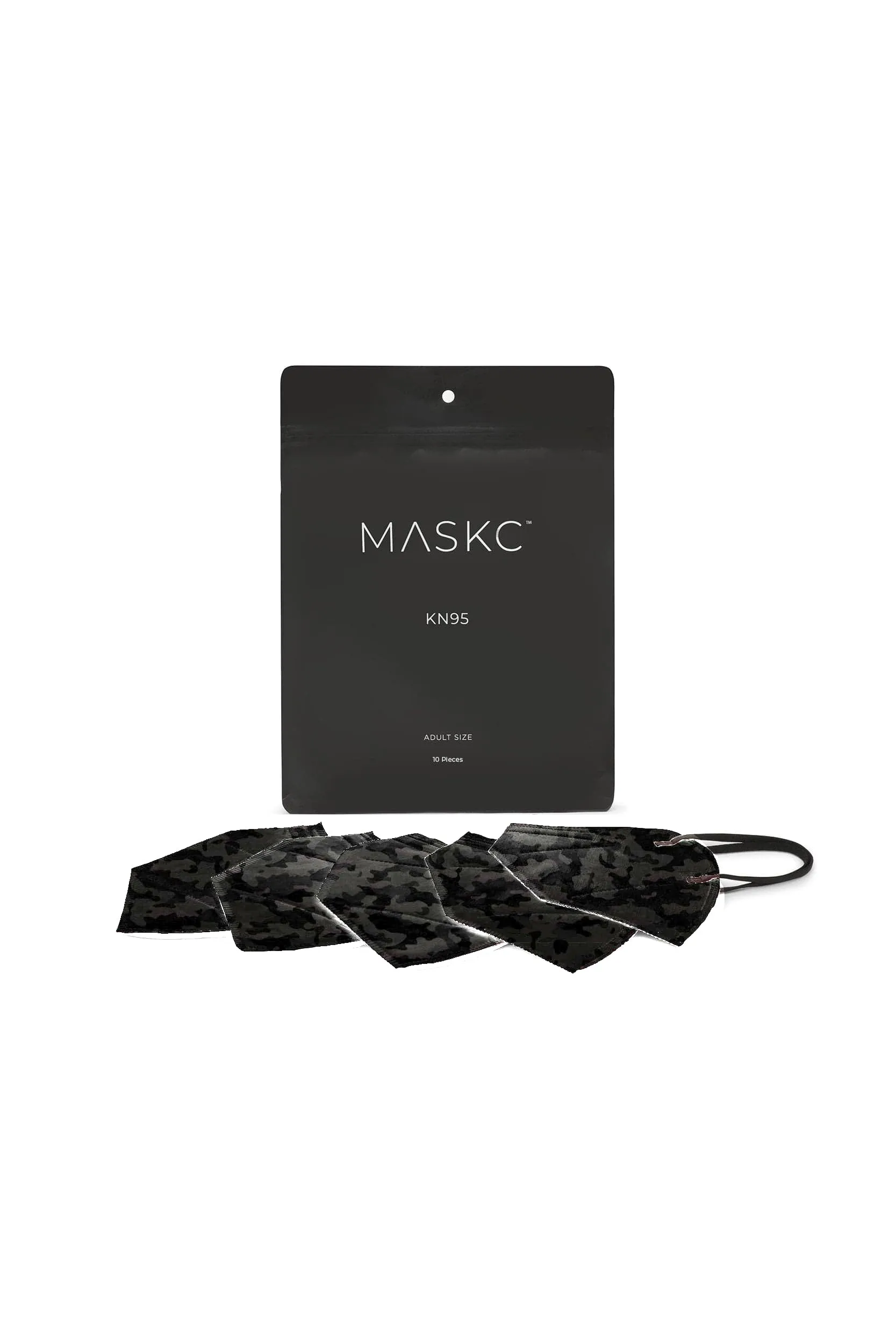 Black Camo KN95 Face Masks