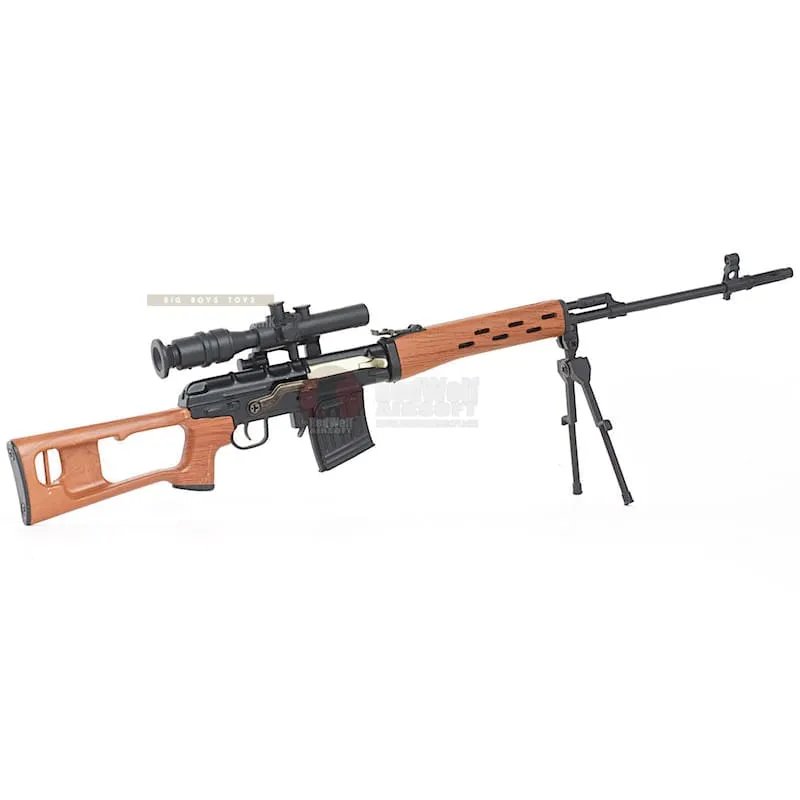 Blackcat Airsoft Mini Model Gun SVD - Wooden