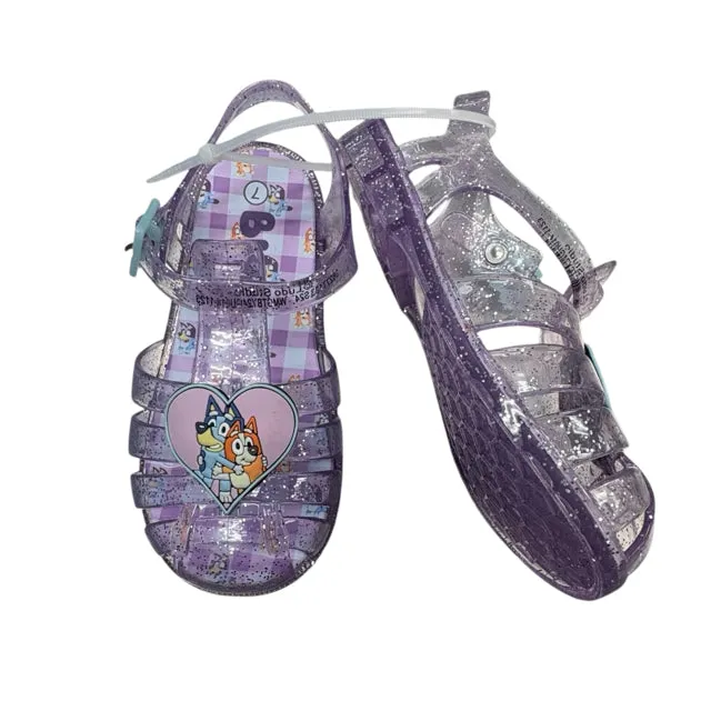Bluey Girl's Purple SANDALS Size 7