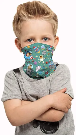 Brand new Multifunction Kids Face Mask Bandanas Adjustable Breathable Neck Gaiter for Boys Girls Age 4-12!