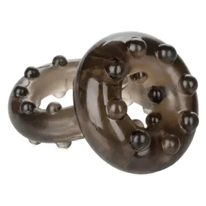 California Exotic Jelly Black Cock Ring with Nubs for Him