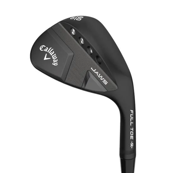Callaway JAWS Punta Completa Cuña Negra Cruda Acero LH