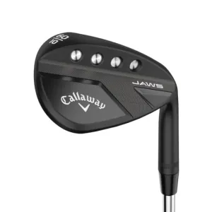 Callaway JAWS Punta Completa Cuña Negra Cruda Acero LH