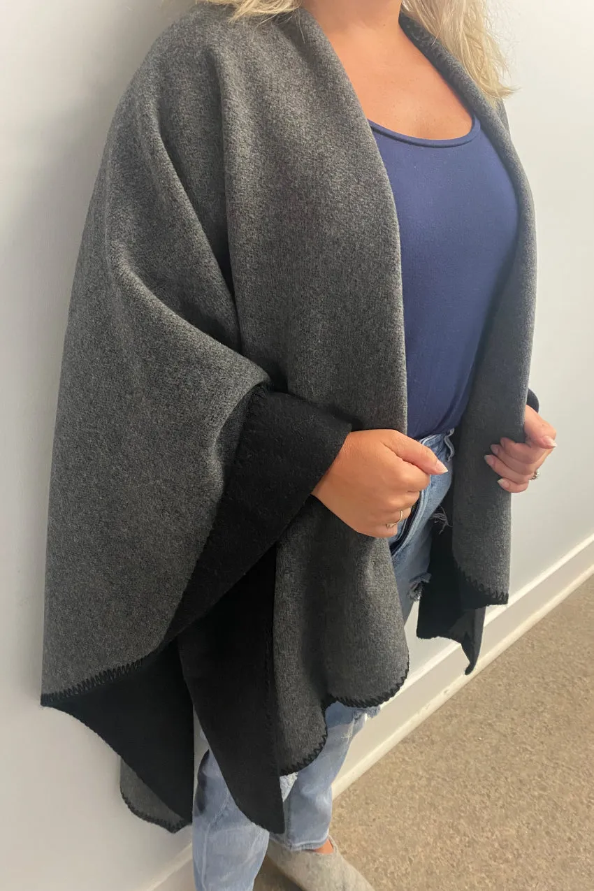 Canada Goose Reversible Woven Poncho