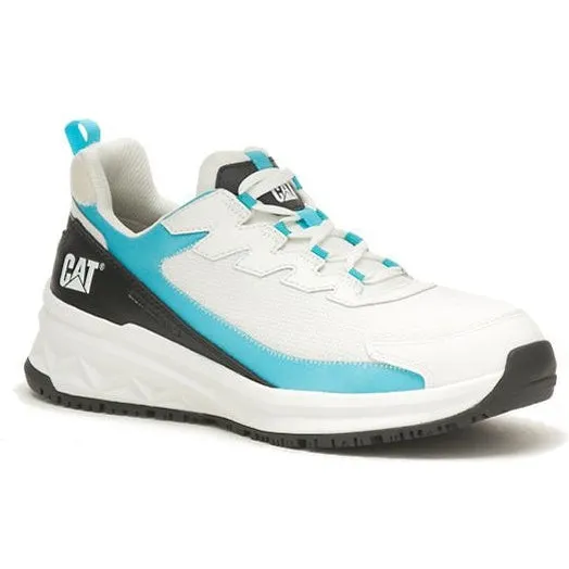 CAT Women's Streamline Runner CCT Original Work Shoe - White/Blue - P91600