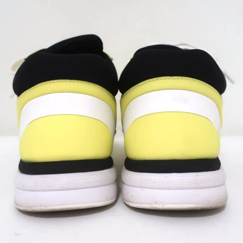 Chanel CC Lycra Sneakers Neon Yellow Size 37