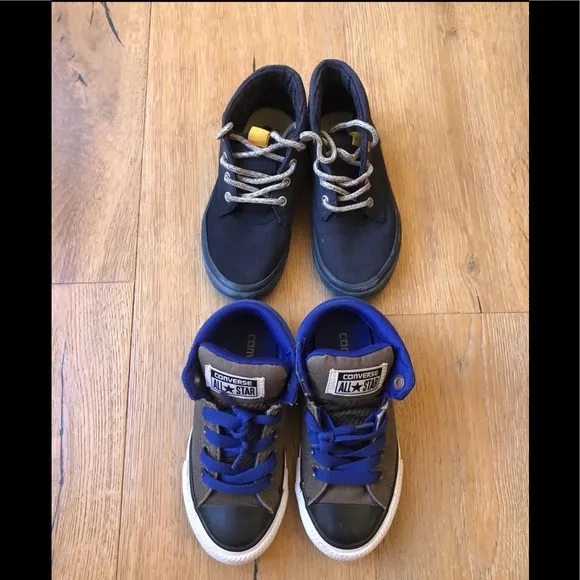 Converse &amp; Zara boys lot of 2 size 11 sneakers