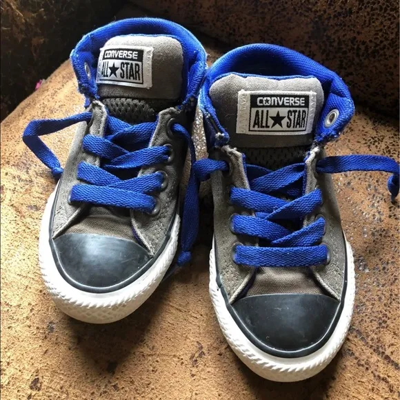 Converse &amp; Zara boys lot of 2 size 11 sneakers