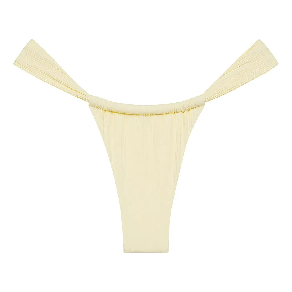 Cream Rib Sandra Bikini Bottom