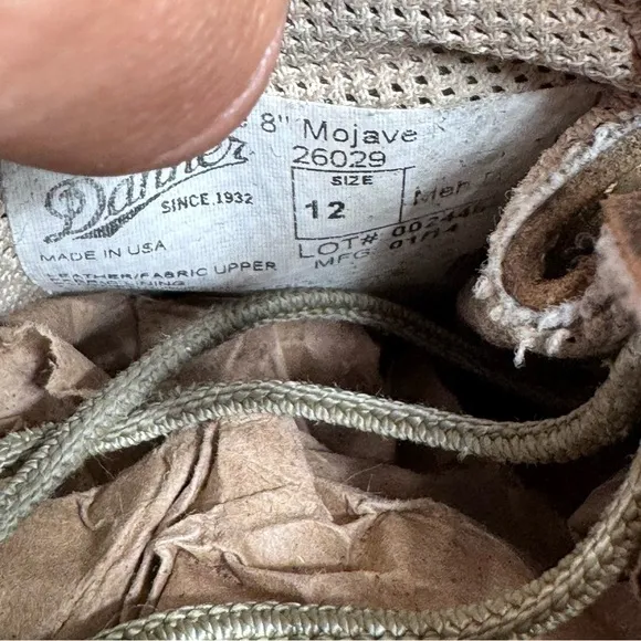 Danner US Marine 8” Mojave Hot Steel Toe 8&quot; Men Size 12 Gorpcore Utility Combat