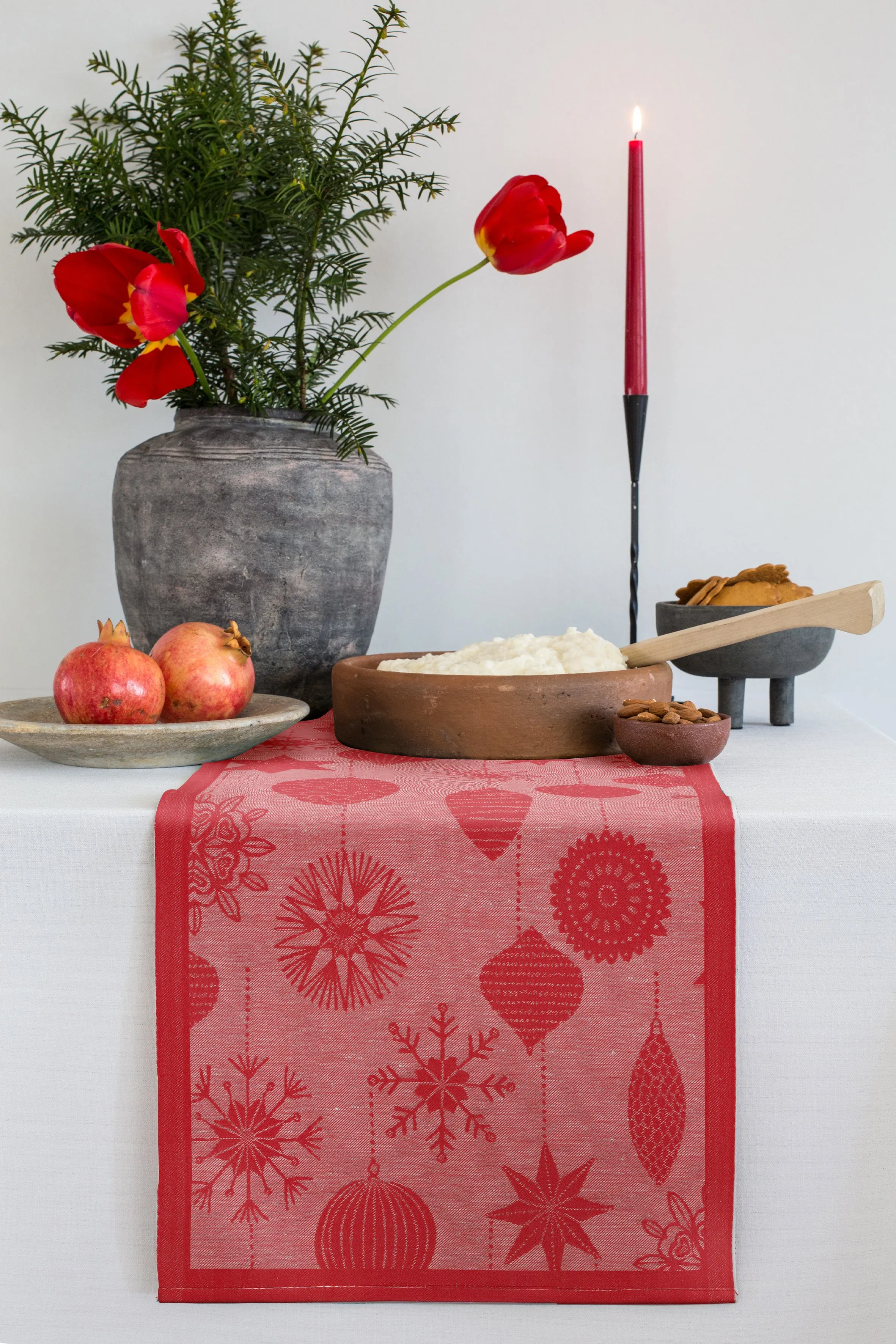 Dekoration Table Runner - Red