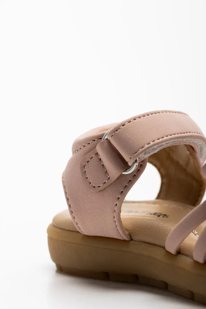 Double Bow Sandal Pink