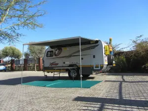 Eezi-Awn Caravan Bag Awning 3.5M Grey - Black Friday Sale