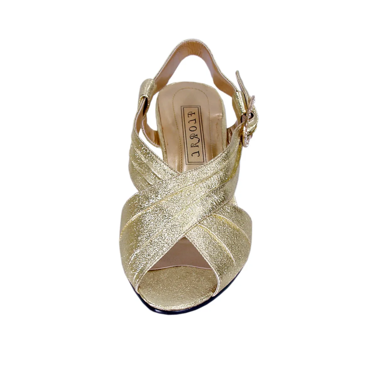 FLORAL Helene Women's Wide Width Criss-Cross Dress Heeled Sandals